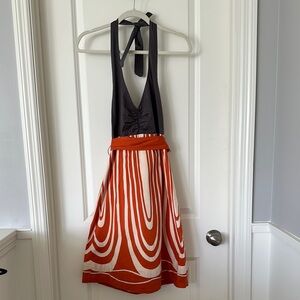 Anthropologie halter dress